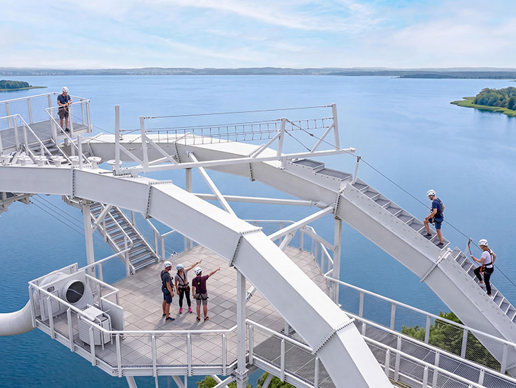 Die Skytrail ist eins von vielen Highlights am Eventbogen SkyLoop