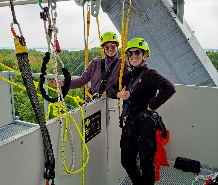 Der Giantswing ist eins von vielen Highlights am Eventbogen SkyLoop