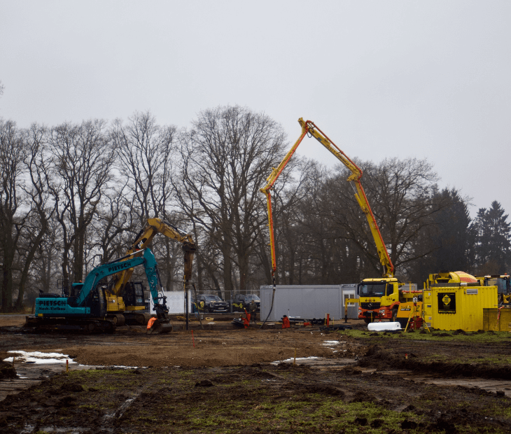 Betonarbeiten und Fundamentbau f�r den SkyLoop � Grundlage der Tragkonstruktion