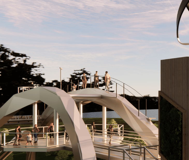 Die Skytrail ist eins von vielen Highlights am Eventbogen SkyLoop